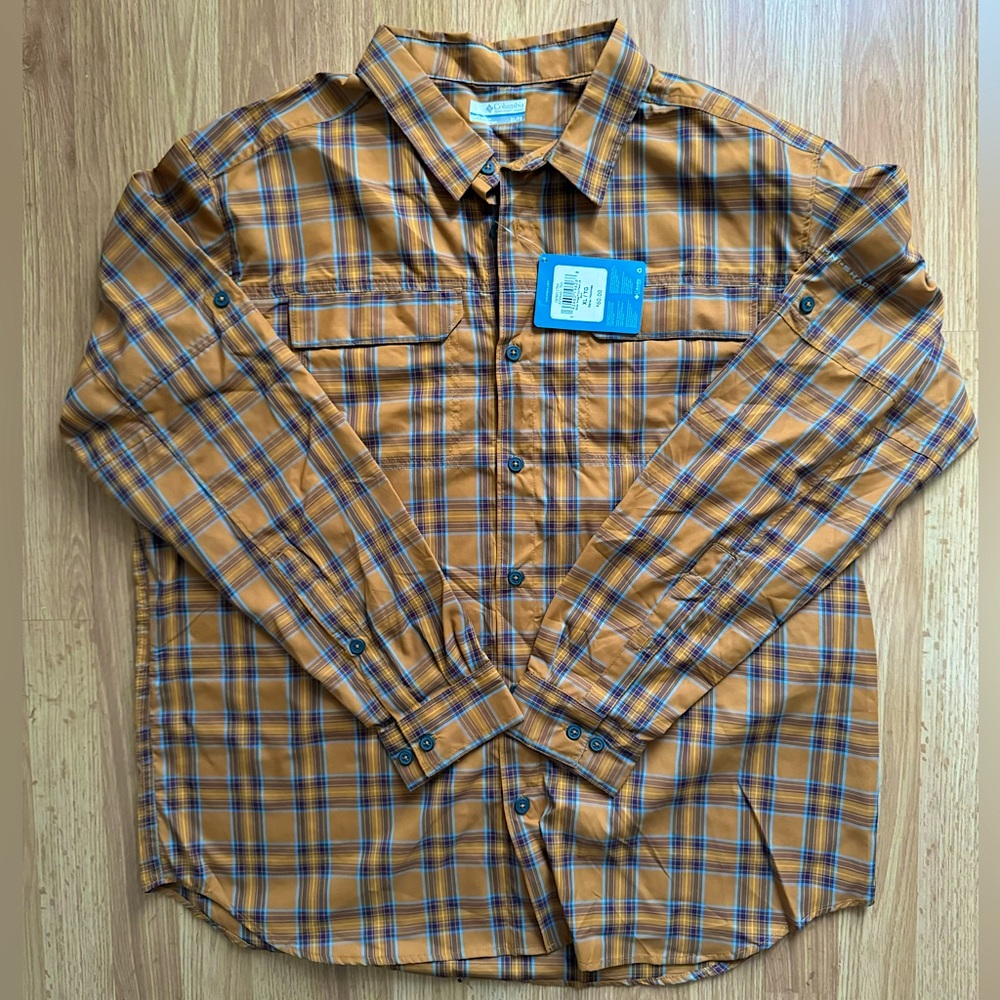 *NWT* Columbia Omni-shade 50 UPF-rated shirt men’s XL